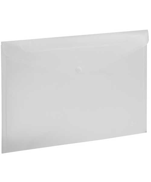 Kraf Çıtçıtlı Dosya A4 Şeffaf 1209