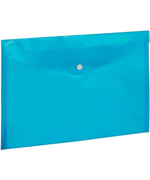 Kraf Çıtçıtlı Dosya A4 Mavi 1209