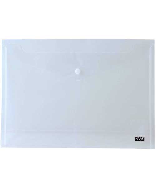 Kraf Çıtçıtlı Dosya A5 Şeffaf 1239