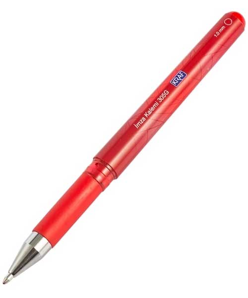 Kraf İmza Kalem 1.0 Mm Kırmızı 305G