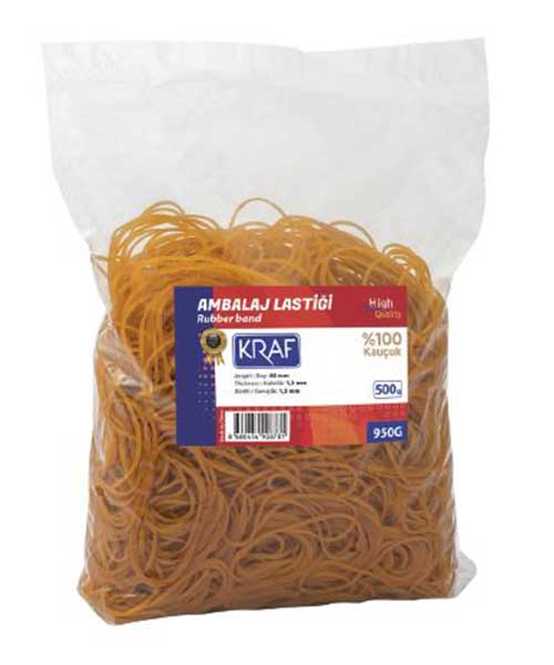 Kraf Ambalaj Lastiği %100 Kauçuk 500G 950G