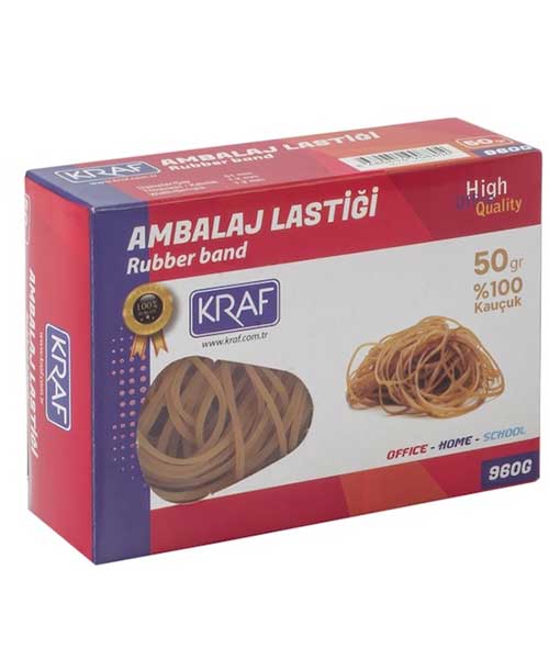 Kraf Ambalaj Lastiği %100 Kauçuk 50G 960G