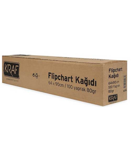 Kraf Flıpchart Kağıdı Rulo 64X90Cm 100Yp 702G