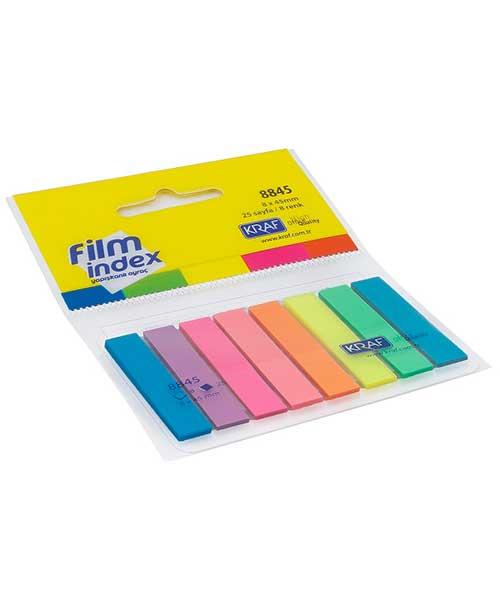 Kraf Index Fılm (Pp)  8X45Mm 8 Renk X 25Yp 8845