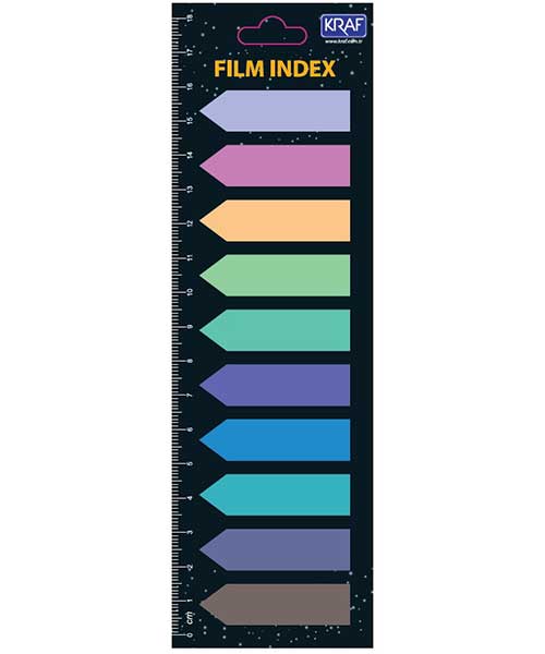 Kraf Index Fılm (Pp) 12X44Mm Ok Şekilli 10 Renk X 20Yp 51245
