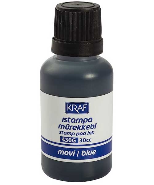 Kraf Istampa Mürekkebi 30Cc Mavi 430G