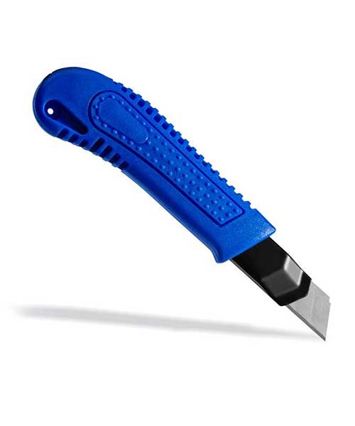 Kraf Maket Bıçağı Geniş Plastik Metal Ağızlı 629G