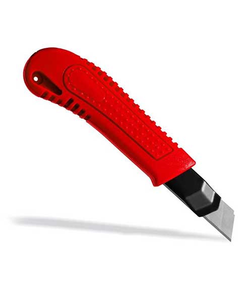 Kraf Maket Bıçağı Geniş Plastik Metal Ağızlı 629G