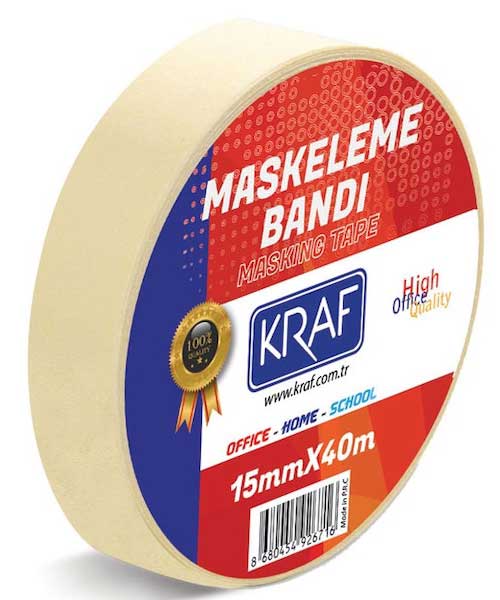 Kraf Maskeleme Bandı 15Mmx40M 4015G