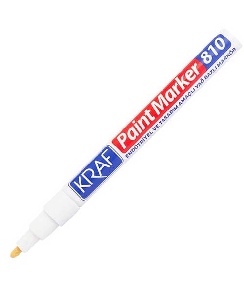 Kraf Paint Markör 810 Beyaz