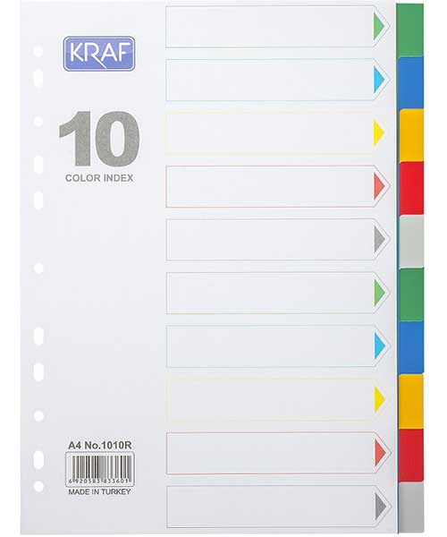 Kraf Separatör 1010R 10 Renk