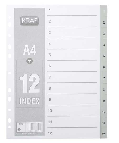 Kraf Separatör 1012 1-12 Rakam