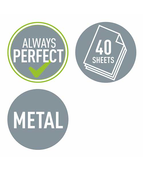 Leitz Delgeç 40 Sayfa Kapasiteli Kırmızı 51380025