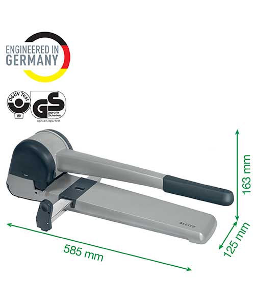 Leitz Delgeç 250 Sayfa Kapasiteli Gri 51820084