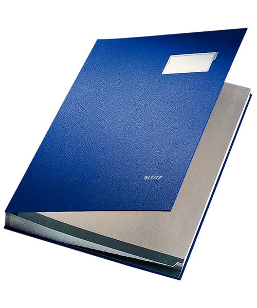 Leitz İmza Dosyası Pp 20 Bölmeli Mavi 57000035