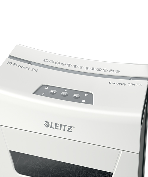 Leitz IQ Protect Evrak İmha Makinesi  3M P5 EU Beyaz 80930000