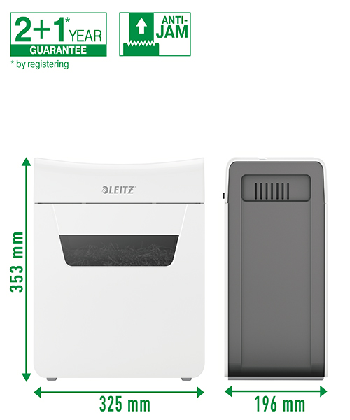 Leitz IQ Protect Evrak İmha Makinesi  3M P5 EU Beyaz 80930000