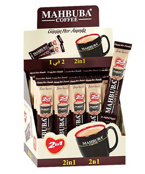 Mahbuba Coffee 2si1 Arada Şekersiz Sütlü Köpüklü Hazır Kahve