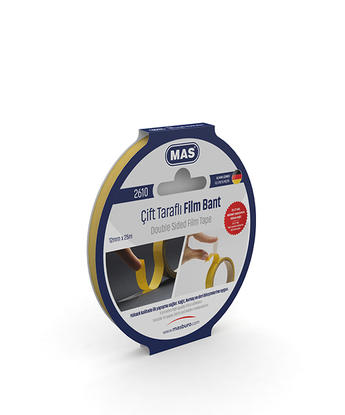 Mas Çift Taraflı Bant 12Mm X 25M 2610