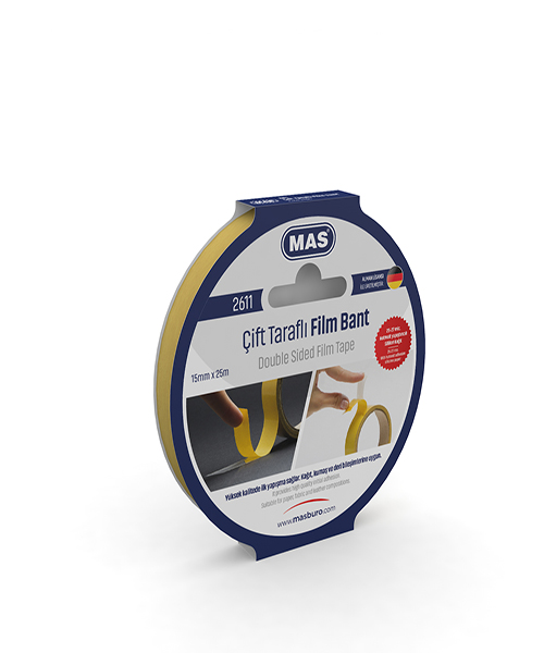 Mas Çift Taraflı Bant 15Mm X 25M 2611