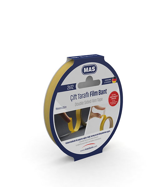 Mas Çift Taraflı Bant 19Mm X 25M 2612