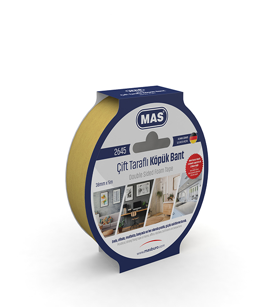 Mas Çift Taraflı Köpük Bant 38Mm X 5M 2645