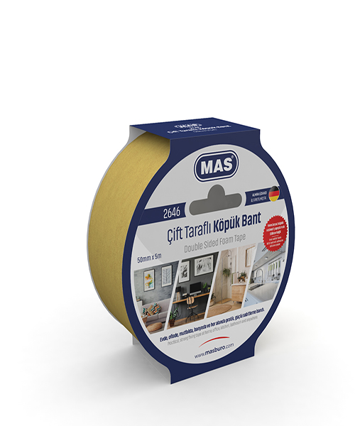 Mas Çift Taraflı Köpük Bant 50Mm X 5M 2646