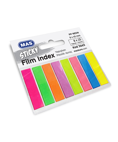 Mas Film Indeks 8*45 Pp Dörtgen 25 Sayfa 8 Renk 3663