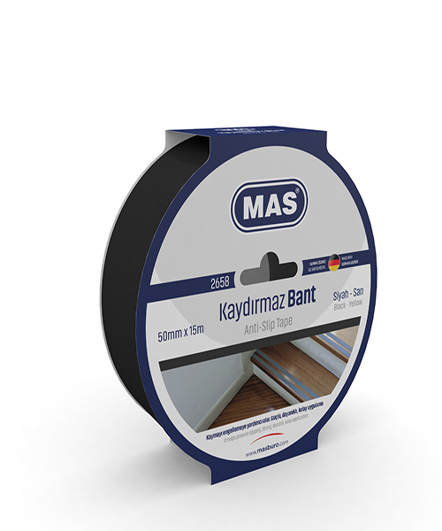 Mas Kaydırmaz Bant 50Mm X 15M Siyah 2658