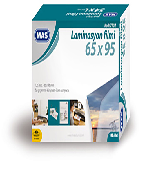 Mas Laminasyon Filmi 125 Mic. 65*95 100 Lü Pk 7702