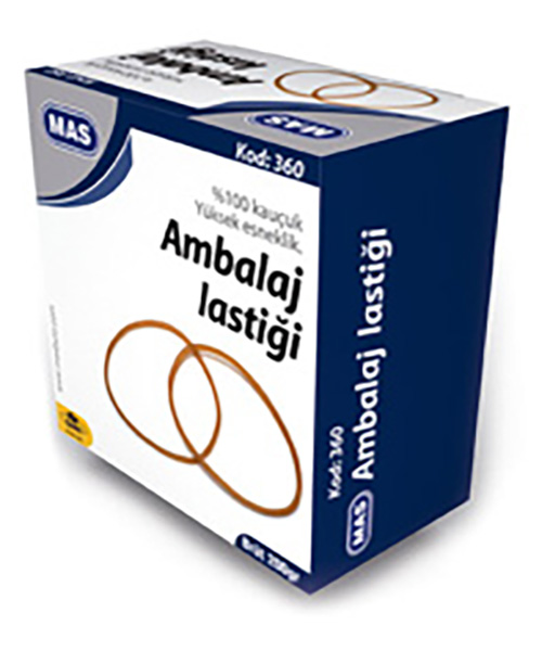 Mas Midi Ambalaj Lastiği %100 Kauçuk 200 Gr. Kutu 360