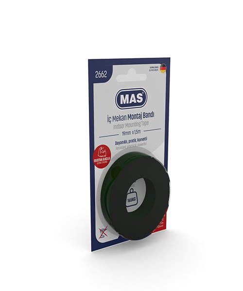 Mas Montaj Bandı İç Mekan Extra Güçlü 19Mm X 1,5M 2662
