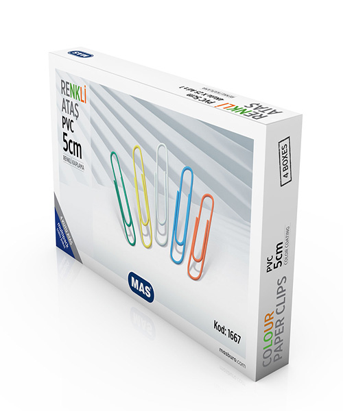 Mas Multıpack Renkli Dev Ataş Pvc Kaplı 50 Mm X 4 1667