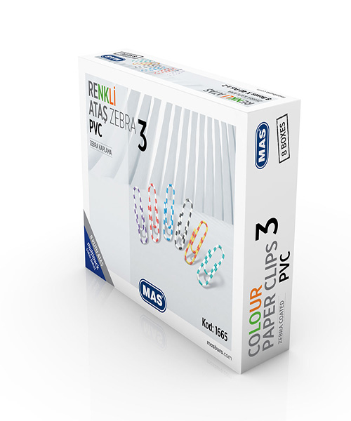 Mas Multıpack Zebra Ataş Pvc Kaplı 28 Mm X 8 1665