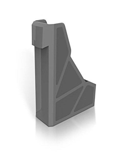 Mas Solid Geniş Magazinlik Gri 886