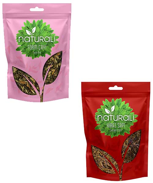 Naturali Detoks Çay Paketi - Form Çayı 100 Gr - Kiraz Sapı 75 Gr