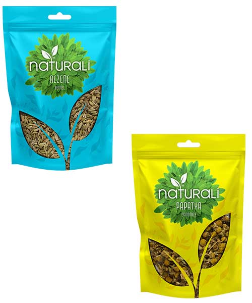 Naturali Papatya Çayı 50 Gr - Rezene Çayı 100 Gr