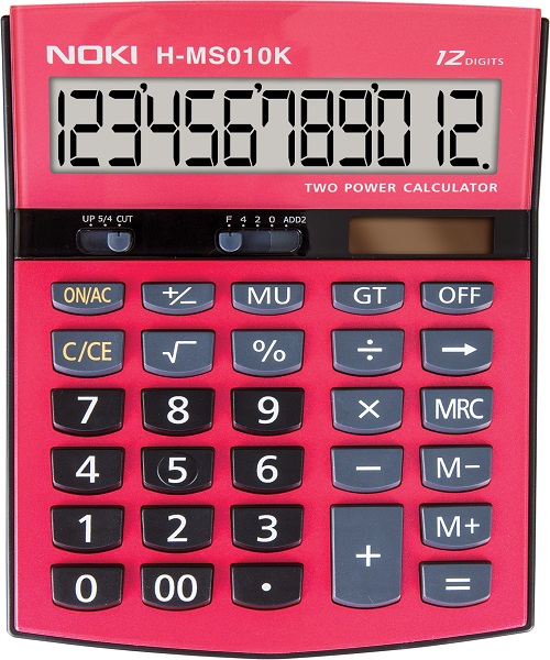 Noki Hesap Makinesi Kırmızı H-Ms010