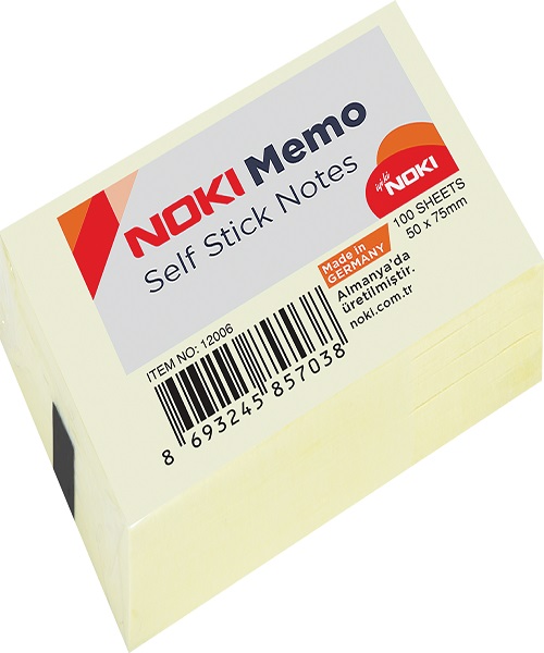 Noki Memo Yapışkanlı Not Kağıdı 50x75 12006