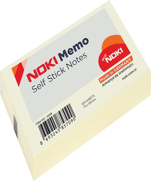 Noki Memo Yapışkanlı Not Kağıdı 75x125 12009