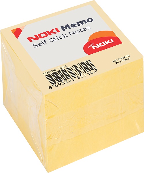 Noki Memo Yapışkanlı Not Kağıdı 75x75 Küp 12072