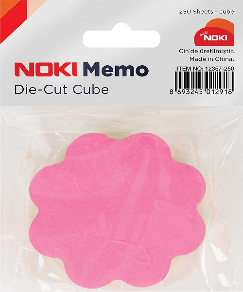 Noki Memo Yapışkanlı Notluk Çiçek Şekilli 5 Renk 80 Sayfa 12357-80