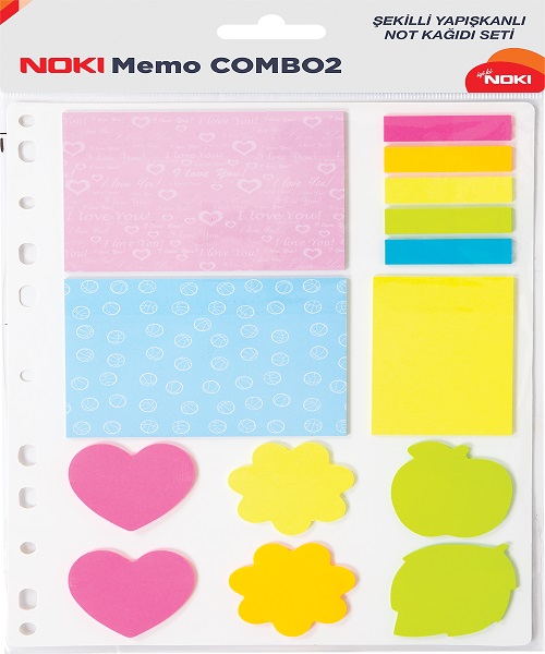 Noki Memo Yapışkanlı Notluk Combo 2 12702