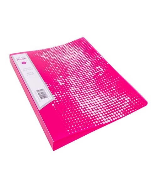Noki Neon Seri Dosya Mat Yaylı Pembe F101N-070
