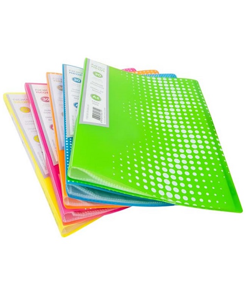 Noki Neon Seri Sunum Dosyası 30 Yaprak Mavi 64130N-130