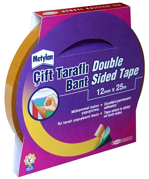 Pattex Çift Taraflı Bant Şeffaf 12mm x 25m 1870841