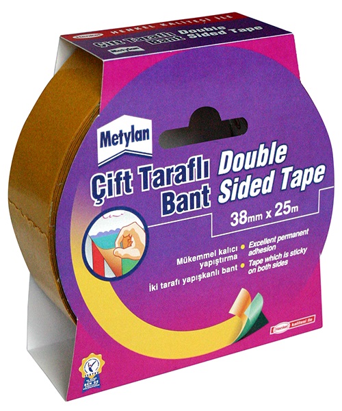 Pattex Çift Taraflı Bant Şeffaf 38mm x 25m 1871243
