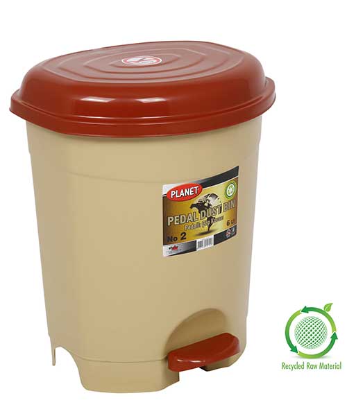 Planet Çöp Kovası Pedallı No 5  Up130 50 Lt