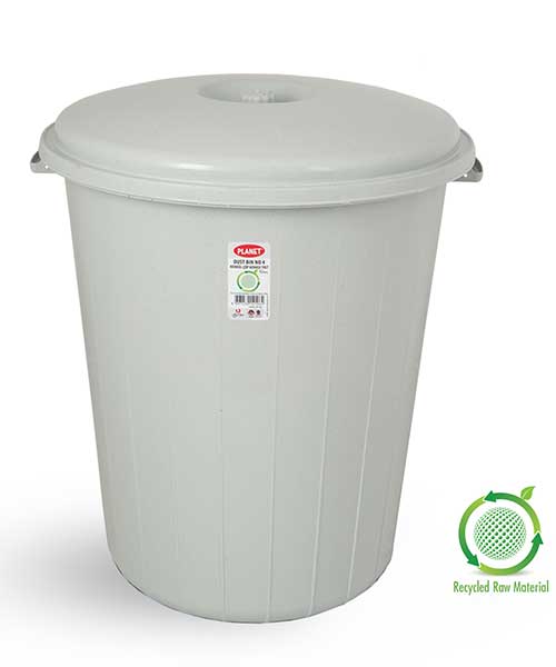 Planet Çöp Kovası Mini Gri Up134 15 Lt