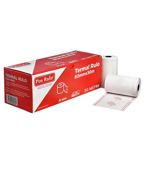 Pos Rulo 80X30 30 Mt Termal Rulo Poşetli